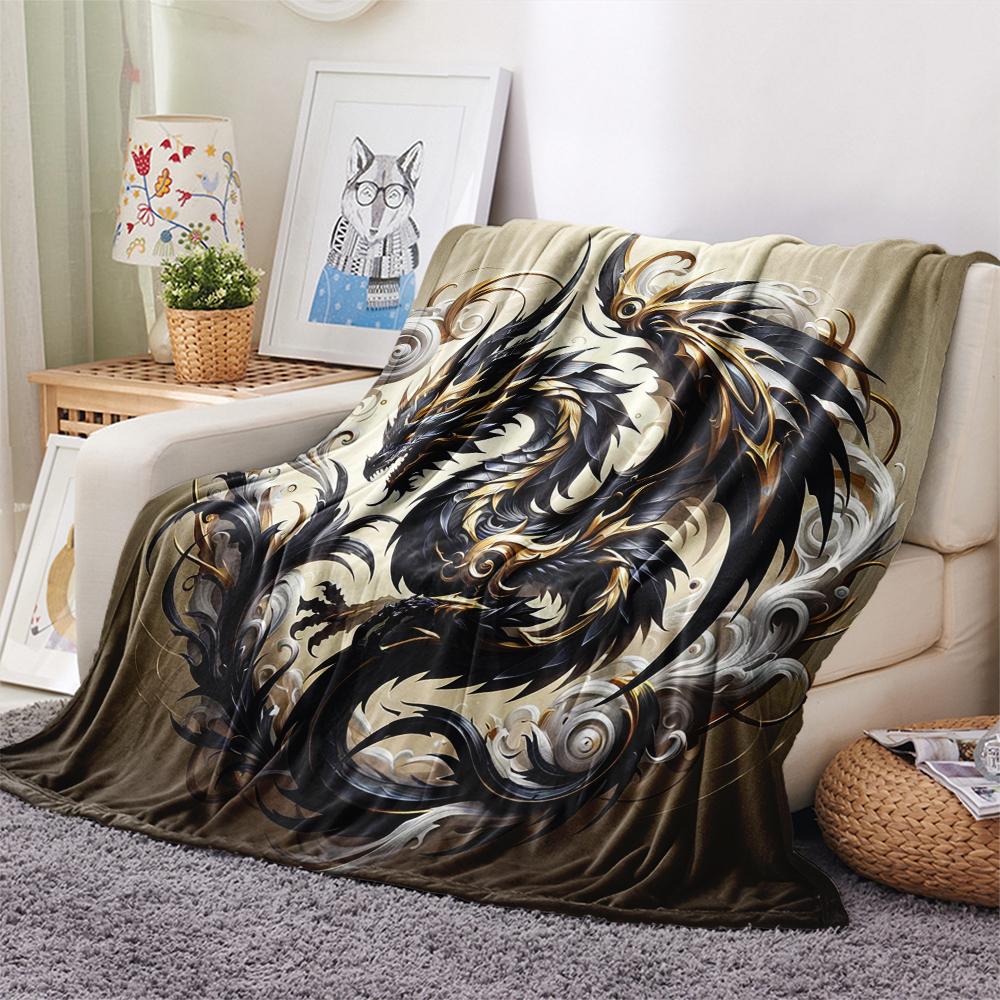 1 Pezzo Coperta in Flanella con Stampa Cartone Animato, Alta Qualità Confortevole per Tutte le Stagioni, Decorazione per la Casa, Calore e Comfort, Perfetta per Regalo di Natale Compleanno