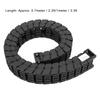 Cable Drag Chain Silent Series Removable Assembly Nylon Wire Carrier Bridge Towline