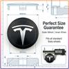 4Pcs 56MM Car Emblem Wheel Center Hub Cap Covers Auto Rim Cover For Tesla Model S Model X Model Y Model 3 Roadster SpaceX Accessory