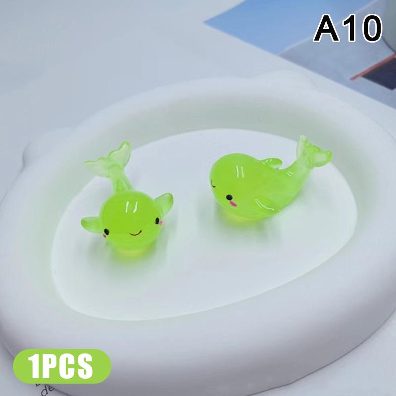 

Светящийся маленький кит морской животное украшение мини-подвеска украшение для аквариума ландшафтное ремесло настольное украшение