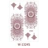 Water Transfer Decals Temporary Tattoo Fake Tattoo for Women Red Henna Tattoo Decals  Girls