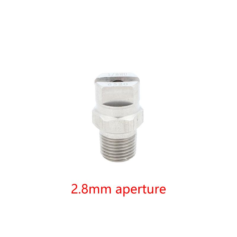 Easy to Install 1/8" 1/4" HVV/HU 304 Stainless Steel Flat Fan Spray Nozzle for Industrial Cleaning Projects