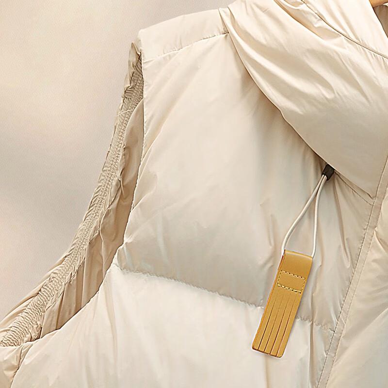 Women's Hooded 90% Down Loose Warm Vest