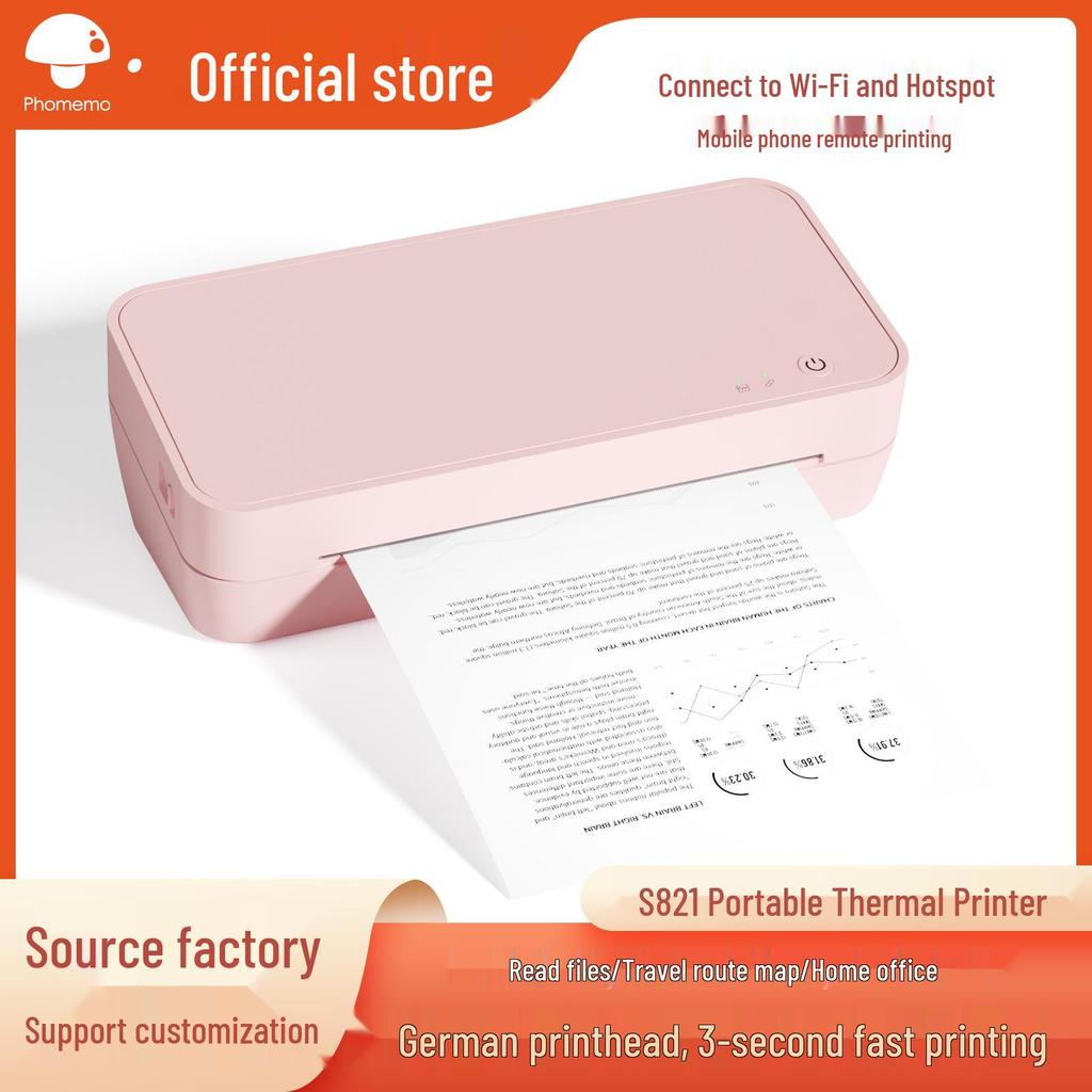 Phomemo M08F Portable A4 Thermal Printer for Home & Tattoos