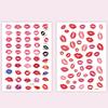 Tattoo Sticker Waterproof Succubus Love Red Lips Temporary Tattoo Tattoo