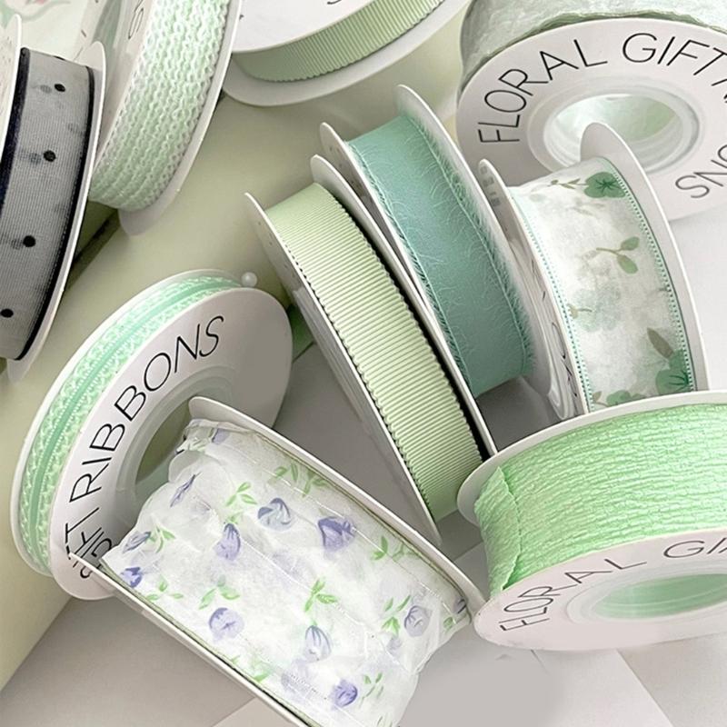 Flower Bouquet Decorative Ribbon Girly Style Series Bowknot Crafting Ribbon Handmade Gift Wrapping Binding Streamers