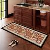 Heiße Küchenbodenmatte Schlafzimmer Wohnzimmer Langer Nachttisch-Bereich Teppich Flur Weicher Waschbarer Teppich Anti-Rutsch Badezimmer Eingang Fußmatte
