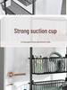 No-Drill Door Hanging Basket Organizer - Multi-Layer Storage Rack for Bathroom