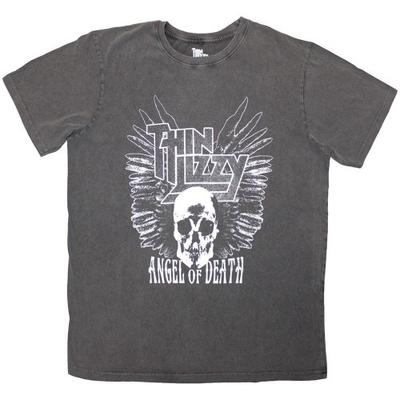 Thin Lizzy Unisex Adult Angel of Death Stone Wash T-Shirt