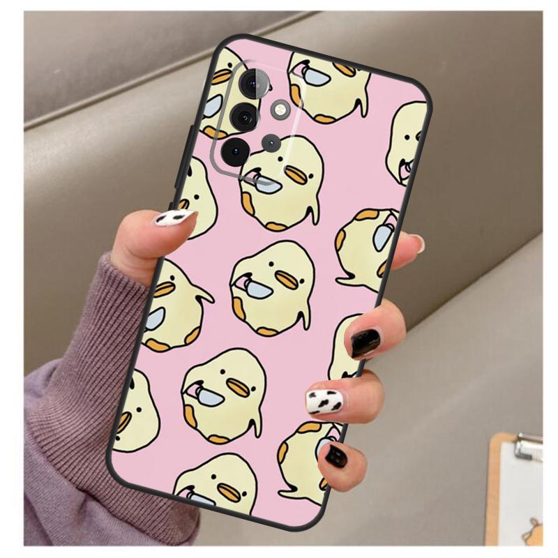 Kreslený pouzdro na nůž kachna Pro Samsung Galaxy A34 A54 A14 A06 A16 A26 A36 A56 A12 A32 A52 A13 A33 A53 A15 A35 A55