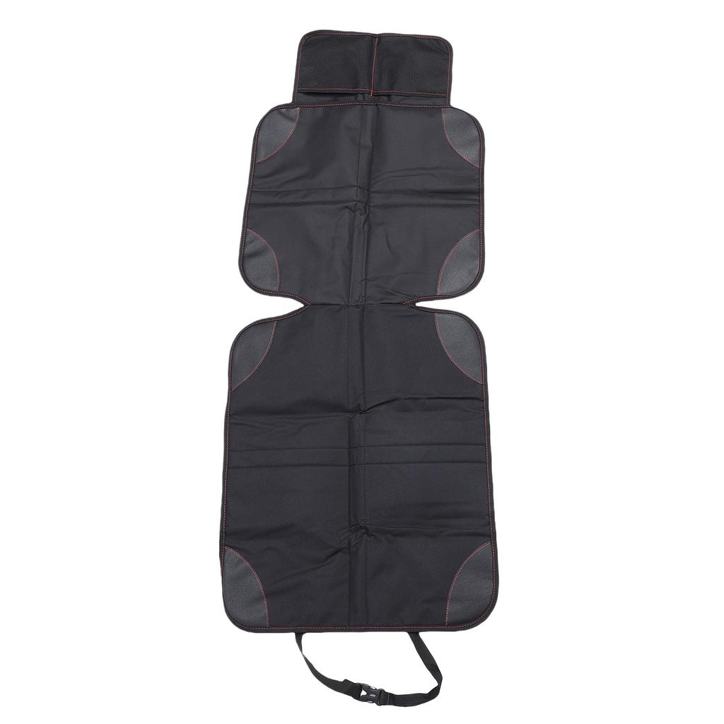 Ochraniacz na fotelik samochodowy dla fotelika dziecięcego Antypoślizgowy z kieszenią siatkową Uniwersalna mata ochronna na fotel samochodowy dla zwierząt i dzieci do większości pojazdów