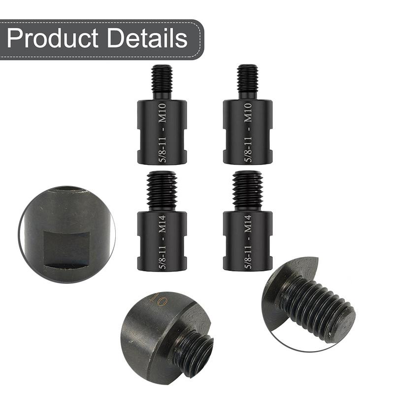 Compact Metal Angle Grinder Adapter Converter 5811 to M10 and for M14 for Easy Thread Conversion and Stability