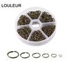 690pcs/Box 4/5/6/8/10/12mm Iron Open Jump Ring Double Loops Gold Color Split Rings Connectors DIY Jewelry Making Supplies