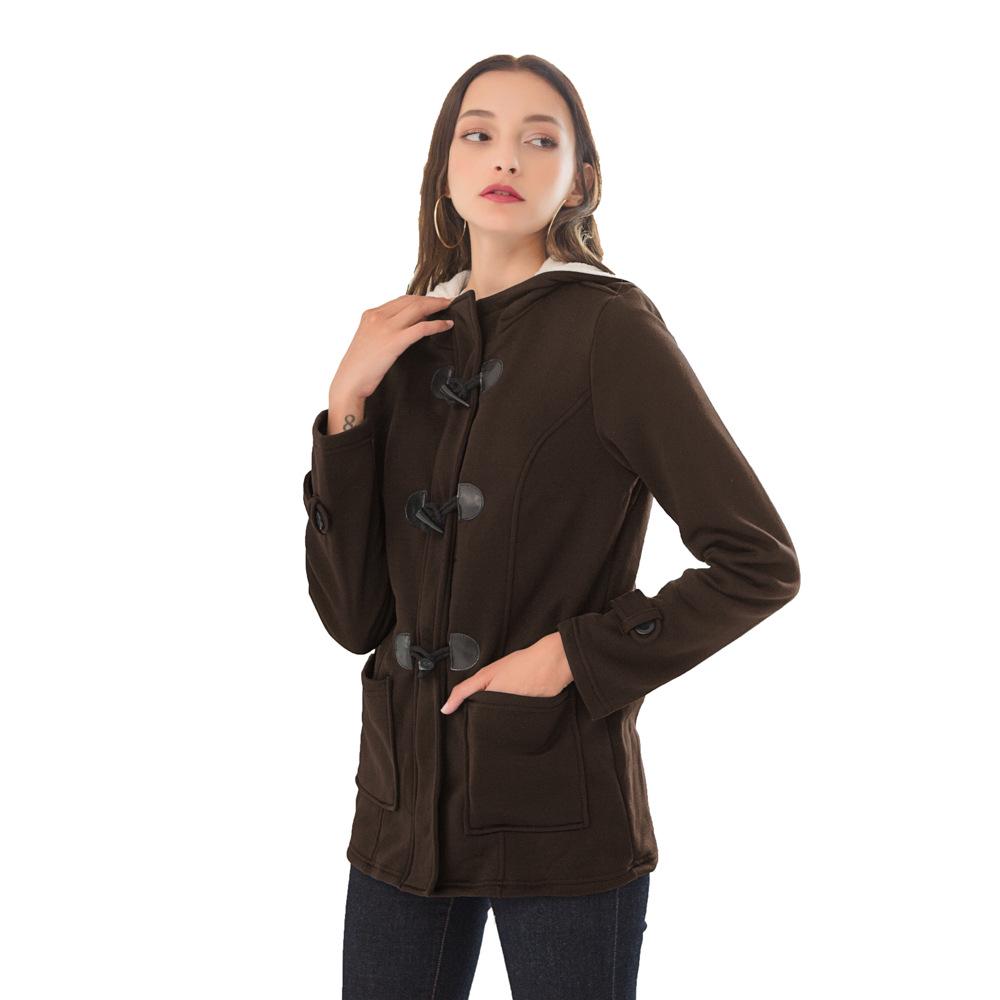 Manteaux d'hiver femme à capuche épais Coton Femme Vestes Fashion Pour Femmes Fermetures Éclair Manteaux d'hiver femme à capuche épais Coton Femme Vestes Fashion Pour Femmes Fermetures Éclair