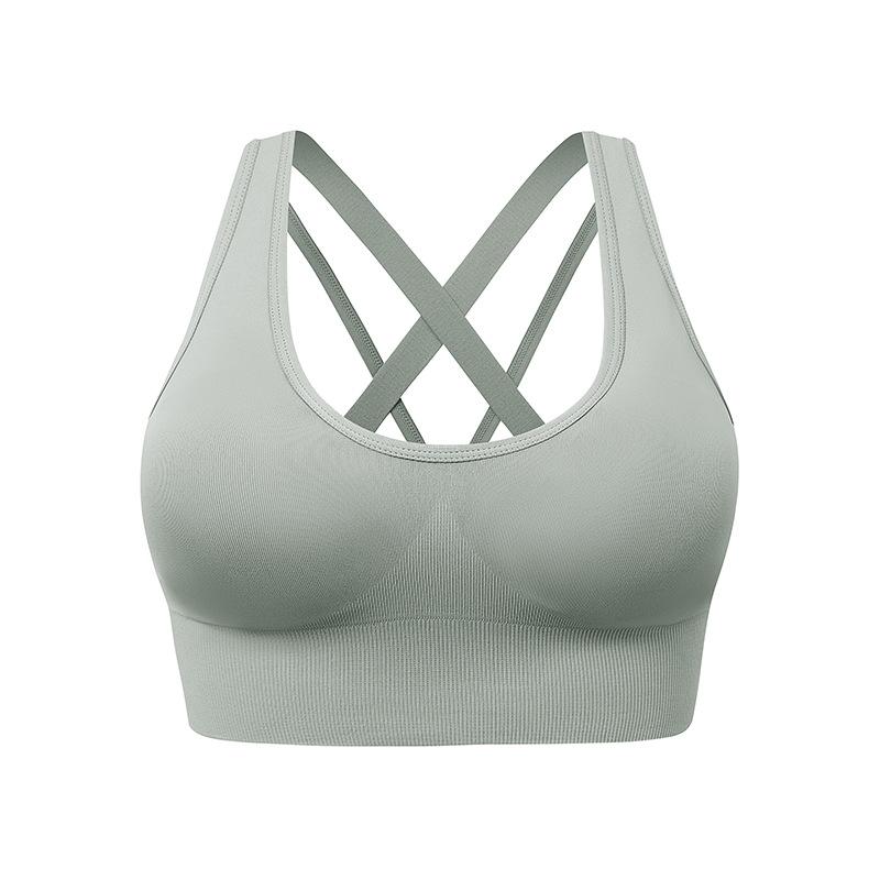 Women Shockproof Beautiful Back Sports Bra With Removable Pads For Running Fitness Yoga