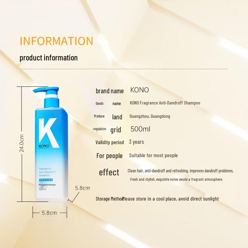 KONO Refreshing Anti-Dandruff Shampoo