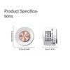 Mini Small Clip Fan Portable Silent Mini Bladeless Electric Fan 3 Speeds Clip-on Charging Fans For Shirt Whirlwinds Waist Clips