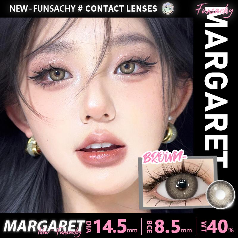 FUNSACHY 1 Paar Schwarze Kontaktlinsen Braune Graue Linse für Augen Blaue Linse Kosmetische Mode Koreanische Softlinsen für Frauen Schönheit Pupille