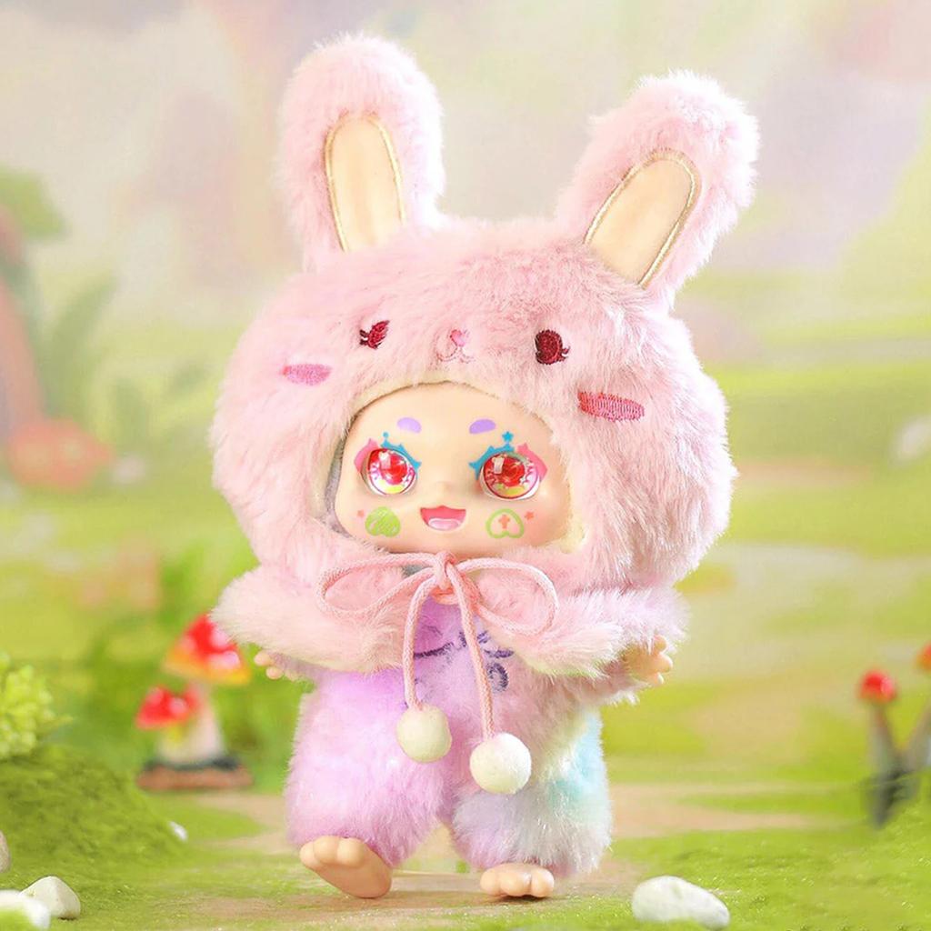 Cute Vinyl Plush Figures, Take A Of Bear Series Plush Doll, Kawaii Collectible Toys Figure Mystery Box For Birthday Gifts, Single Box