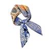 Silk scarves women's spring and summer versatile color hair ties, bags, decorative small scarves, fashionable and advanced sunscreen silk scarves