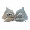 Great HERMES Cufflinks cufflinks BIJOUTERIE FANTAIS Horse Design Silver mens Used