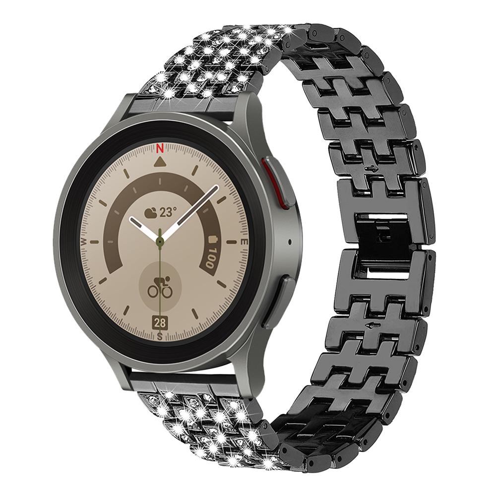 20mm 22mm dirželis Samsung Galaxy Watch 4/5/6/pro/classic 43mm 47mm 45mm Metalinis deimantinis apyrankės correa HUAWEI GT 2e 3 pro dirželis