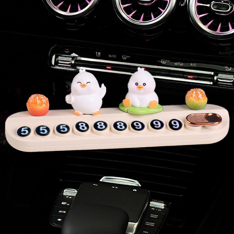 Dočasná parkovací cedule Šťastná kočka: Skrytá SPZ pro auto