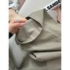 Khaki American-Style Straight-Leg Curved Pants for Women, Summer Thin Plus-Size Slimming Wide-Leg Casual Cargo Pants