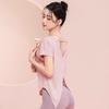Women's White Short Sleeve Yoga Top with Loose Hip Cover for Spring