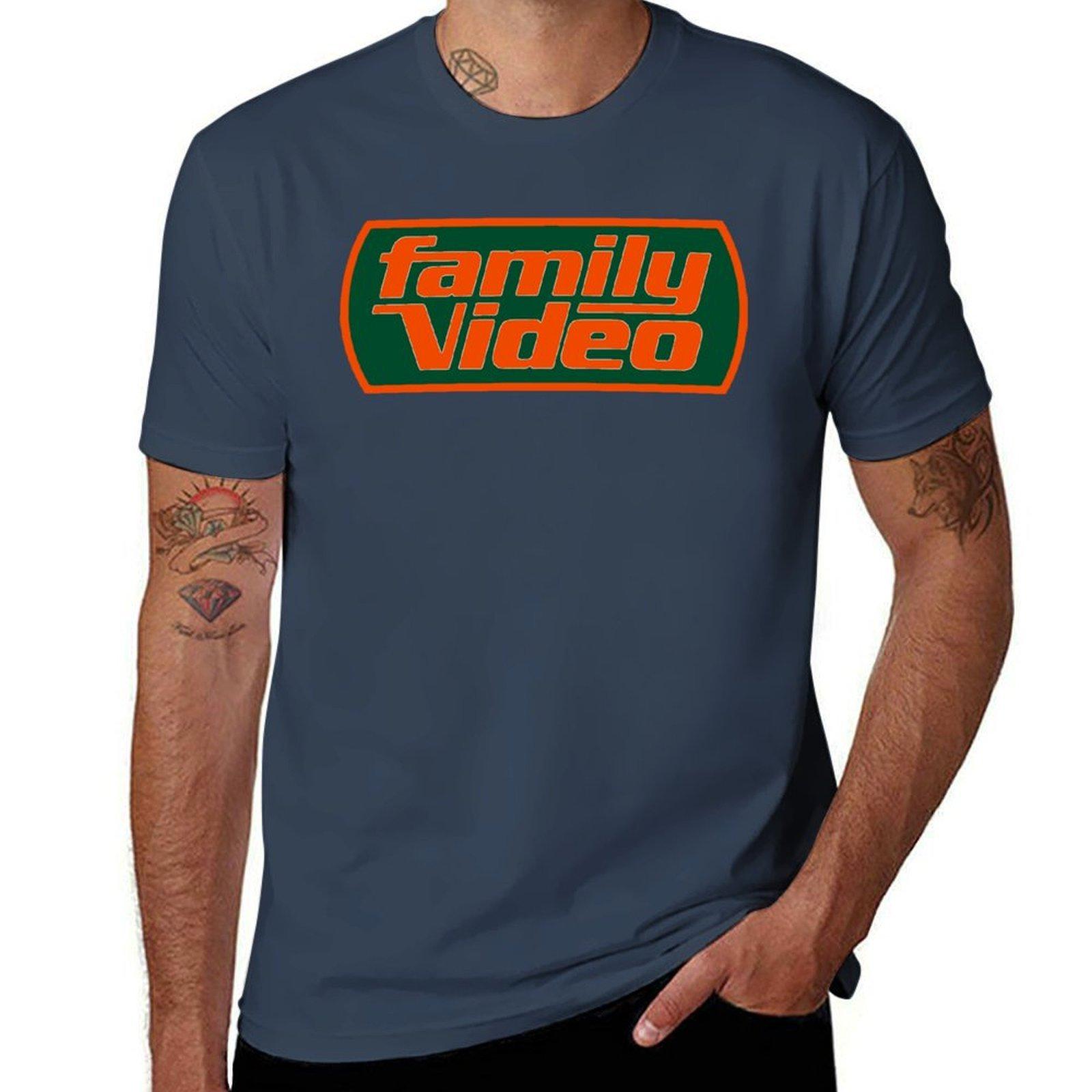 Family Video Outlined TShirt Outdoor Sports Lightweight Tee S