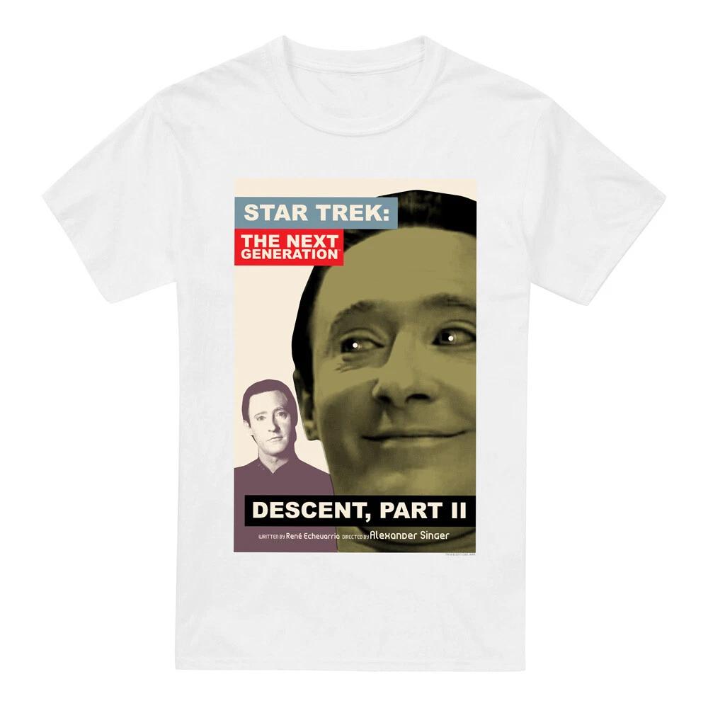 

Star Trek TNG Season 7 Episode 1 100% Cotton T-shirt Mens Tees Top S-5XL, White 3XL