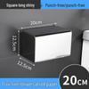 Handun Square Stainless Steel Bathroom Tissue Holder