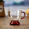 British Retro Light Luxury Glass Coffee Cup High Borosilicate Heat Resistant Tea Set Gentleman Girly Style For Home Office Gift