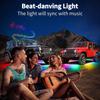 KIEND Car Flexible Underglow Strip Light LED Underbody Remote APP Control RGB Neon Lights Atmosphere Lamp for Auto Decoration