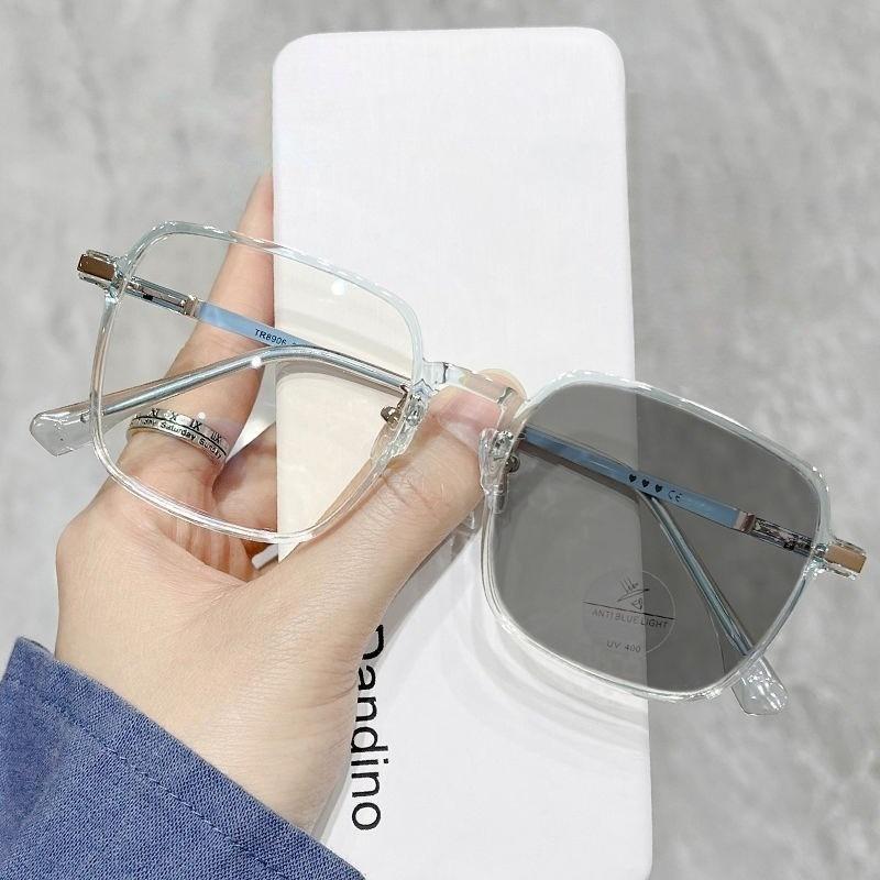 1/3 in 1 Photochromic Reading Glasses Progressive Multifocal +1 0 To +4 0 Anti UV Shades for Women Men