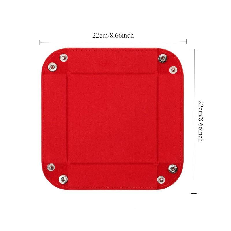 Домашний лоток для хранения Декоративный лоток для хранения Настольное декоративное коробочка Плато для кубиков Складной лоток для кубиков Настольная игра Лоток для хранения ювелирных изделий