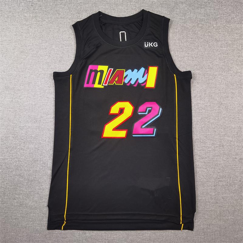 

Черная баскетбольная майка Heat City Edition 2022 – Мужская Батлер #22 L