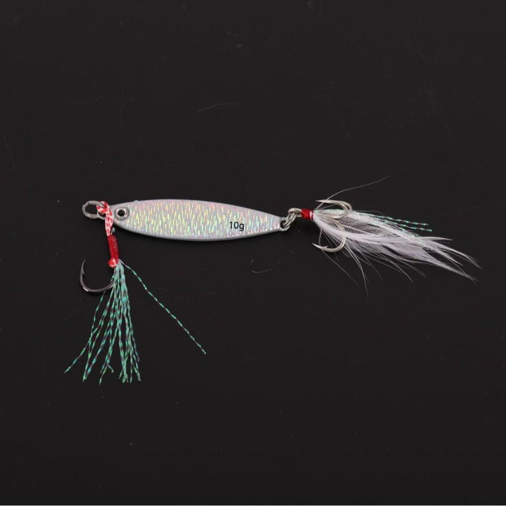 Universal Wind-breaking Long Cast Hard Bait: Explosive Shore Iron Plate Lure for Sea and Freshwater, Multiple Weight Options