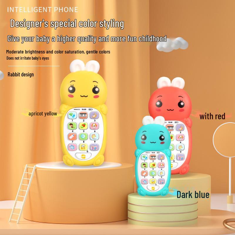 Baby Weich-Beißring Telefon: Frühe Bildung Geschichten Spielzeug für Babys