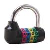 Keyless Mechanical U Padlock Combination Lock Four Letter Code Portable Padlock for Home Drawer and Dorm Locker