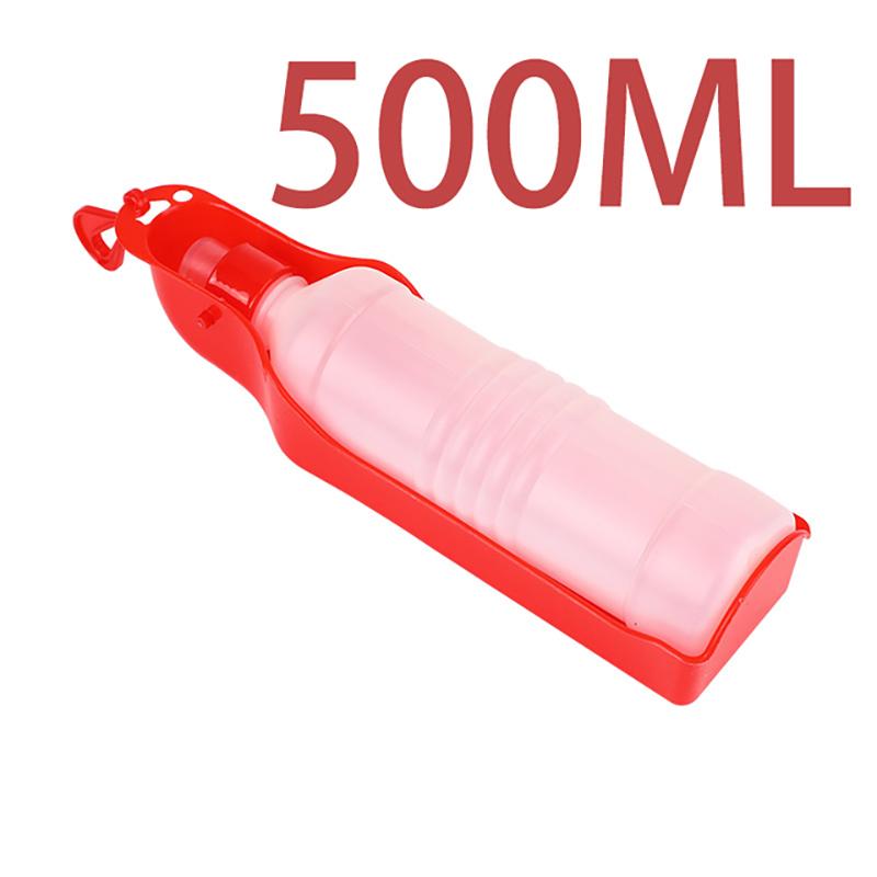 Dog Water Bottle Folding Drinker Plastic Portable Water Bottle Pets Outdoor Travel Drinking Water Feeder Bowl for Dogs