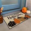 Halloween Pumpkin Floor Mat Washable Non-Slip Indoor Outdoor Entrance Doormat Home Decor Kitchen Bedroom Rugs