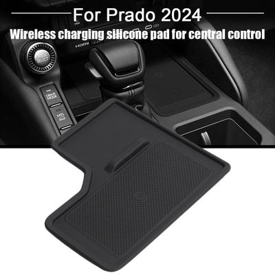 Car Interior Decoration Accessories Center Control Phone Wireless Charging Anti-slip Mat for Toyota Prado LC250