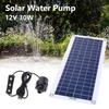 19W 800L/H Solar Panel Water Pump Watering System PET Solar Panel Fountain with Adjustment Switch Solar Panel Pump Kits for Pond