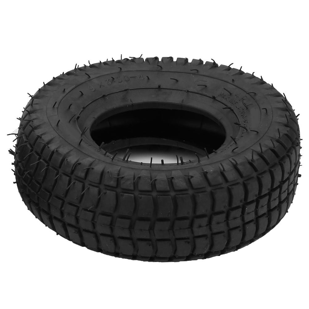 9X3.50 4 Black Durable Rubber Outer Tire Inner Tyre Combination Accessory for Electric Scooter
