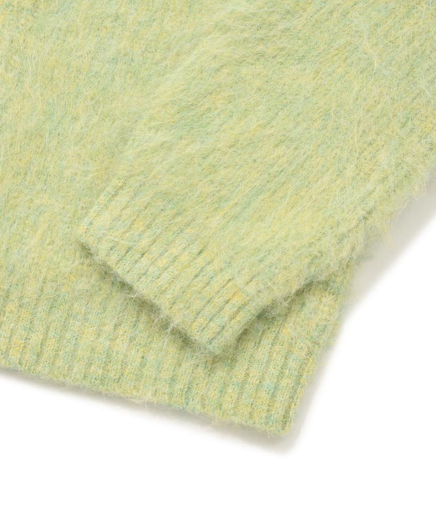 Fallett Mohair Knit Cardigan Mint