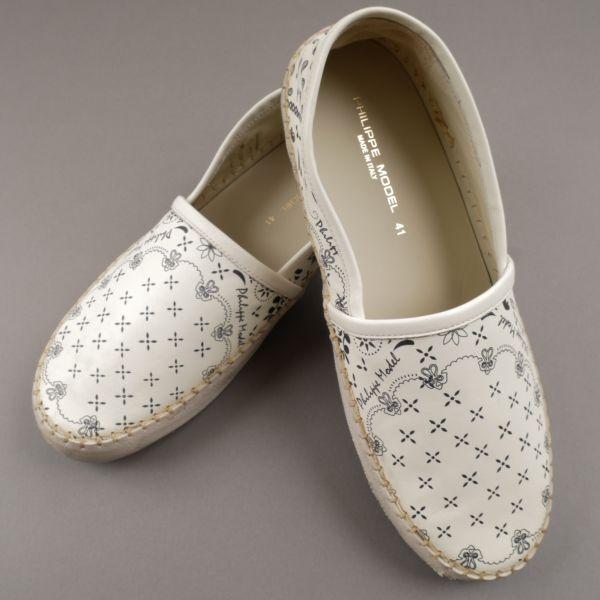 Used [New and unused] Philippe Model Paris Made in Italy41(25.5-26)Leather white sneakersEspadrilles
