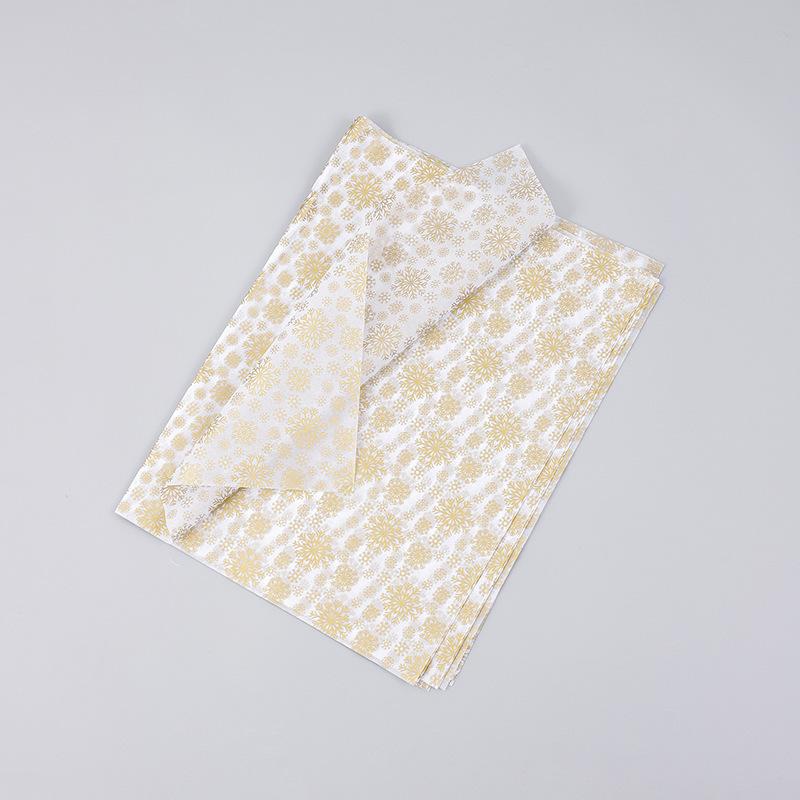 Christmas Stocking Paper Premium Christmas Tissue Paper Snowflake Pattern Paper Festive Elk Print Tissue For Gift Wrapping Diy