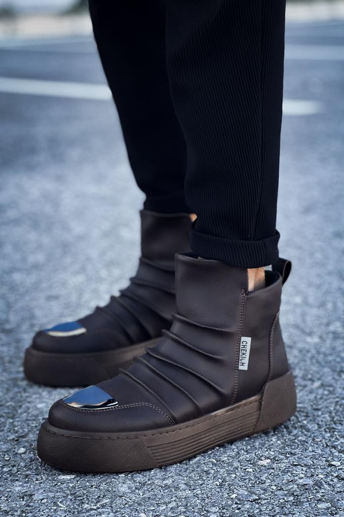 Chekich H New Collection CH113 Swat Men Boot White Black Brown Tan