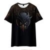 Nuova Moda Estiva per i Fan del GIOCO Baldur's Gate 3 Magliette Casual a Maniche Corte Stampate Grafiche da Donna e Uomo